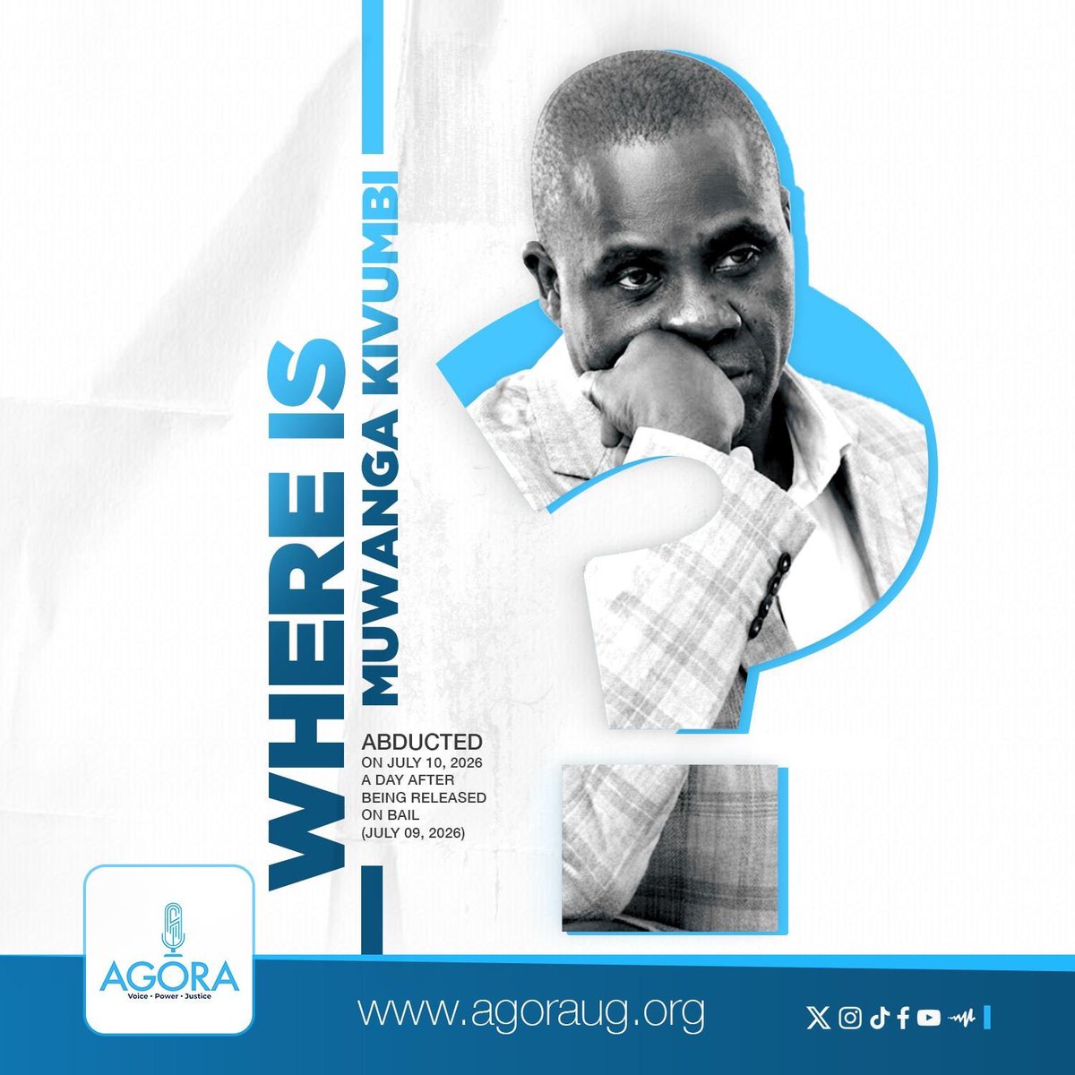 AAgather's tweet photo. 12 days later, no word about Muwanga Kivumbi, no court appearance… #WhereIsMuwangaKivumbi https://t.co/R8iIHufNaY