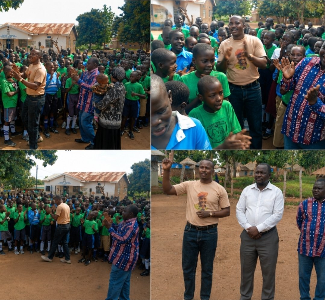 MuhweziAbu99892's tweet photo. Today in celebration for the life of Gen Moses Ali in Adjumani , I took time&amp; paid a courtesy visit to Mother Thereza Preparatory school to Empower young people with PLU'S values of patriotism, discipline,&amp;national service as it was reflected by late  Gen Moses Ali in WestNile https://t.co/ewS9JDXpSW