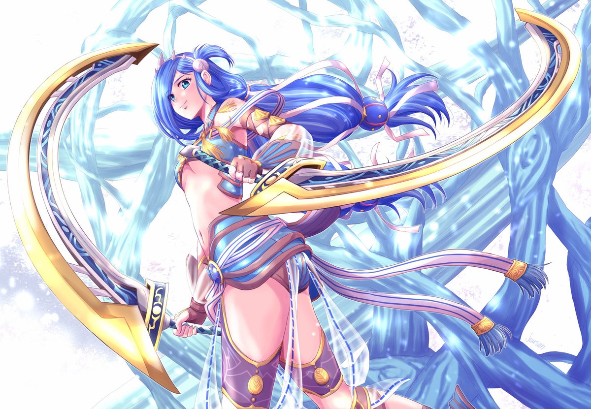 m_jousan's tweet photo. イースⅧが世に出て10周年なんですね。何らかの新作でまたダーナと冒険したいですね。イラストは過去絵です。 https://t.co/layl67Hyto