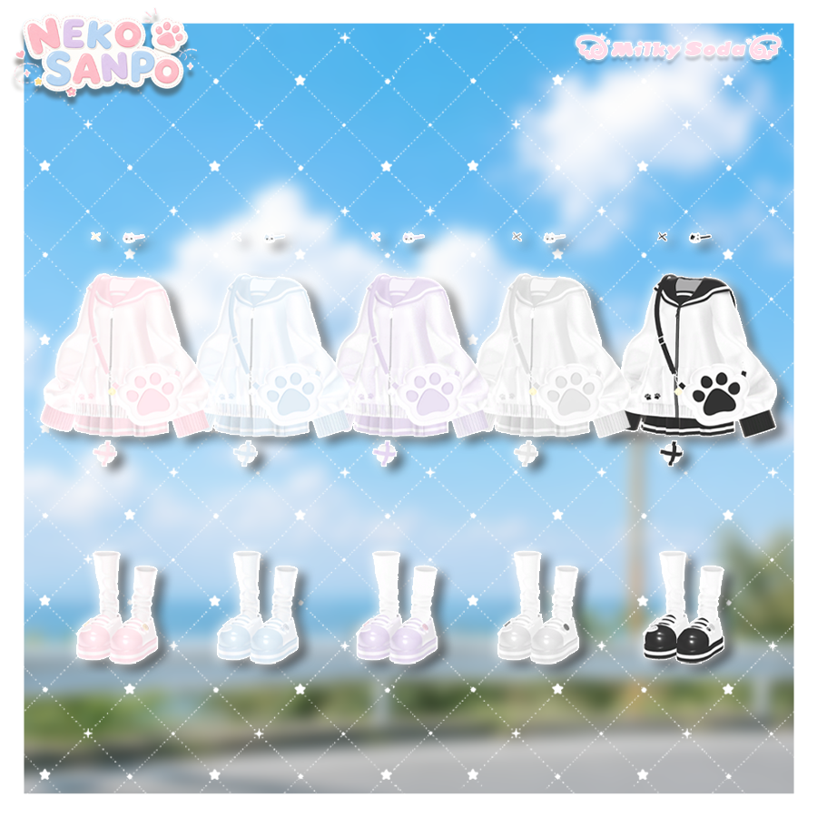 Milkysoda_vrc's tweet photo. 🐈新作【Neko snapo】リリース！🐾

Booth: https://t.co/YNPks6IrsM

FOLLOW + RP してくださった方の中から抽選で5名様に、FULL PACKをプレゼントいたします ! 🎁(~07/24)
商品ページのスキが30個増えるごとに、当選者を1名追加します！
たくさんのご参加とお待ちしております(>ω<)

リリース記念セールは7/26まで開催中です！🔥
単体 980 -> 680
FULL 1950 -> 1280

🩵対応アバター 🩵
Manuka / Milfy / Lumina / Mame Friends

#MilkySoda_VRC #VRC #booth_pm