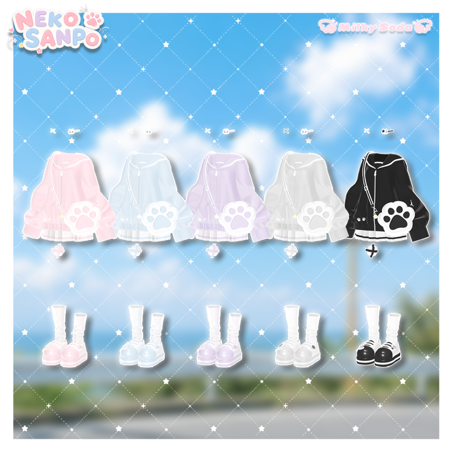 Milkysoda_vrc's tweet photo. 🐈新作【Neko snapo】リリース！🐾

Booth: https://t.co/YNPks6IrsM

FOLLOW + RP してくださった方の中から抽選で5名様に、FULL PACKをプレゼントいたします ! 🎁(~07/24)
商品ページのスキが30個増えるごとに、当選者を1名追加します！
たくさんのご参加とお待ちしております(>ω<)

リリース記念セールは7/26まで開催中です！🔥
単体 980 -> 680
FULL 1950 -> 1280

🩵対応アバター 🩵
Manuka / Milfy / Lumina / Mame Friends

#MilkySoda_VRC #VRC #booth_pm