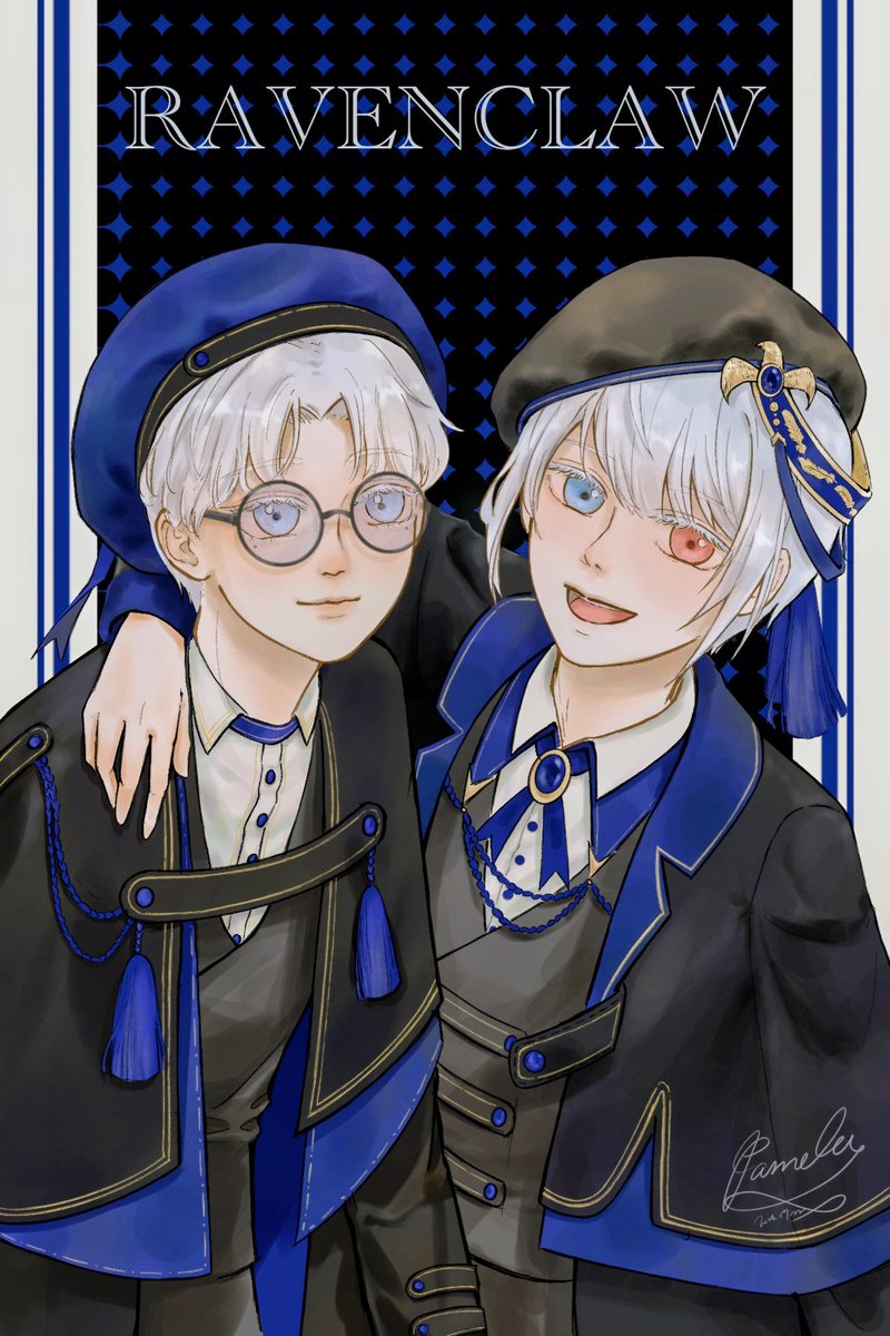 3HAPPP's tweet photo. 賀圖完成啦~~~

#哈利波特魔法覺醒 #哈利波特 #雷文克勞 #harrypotter #ravenclaw #oc https://t.co/7Gmvj19MlF
