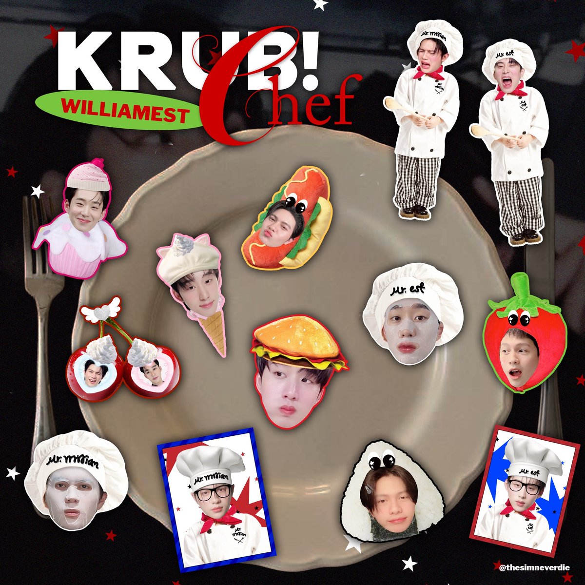 thesimneverdie's tweet photo. krub! chef's stk 𝓈haring รอบที่ 2
🍅⭐️(  เปิดหารสติ๊กเกอร์ค้าบ )

!* รีทวิตสุ่มแจก 1 คน

: https://t.co/rfSM1yKDsF

🧑🏻‍🍳🍒🍔🍙🧁🍦🌭🍅🥚

Google Form will close on July 26 or sooner
 shipped within Aug 9
 shipping: 55 thb ( special area +30 thb )

**Please double-check your name and address carefully before confirming the shipment**

#ตลาดนัดวิลเลี่ยมเอส