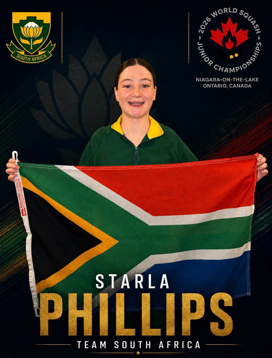 SquashSAUpdates's tweet photo. 2026 World Squash Junior Championships (Ladies)
https://t.co/JTA4aadSDq https://t.co/rihIoUrAG1