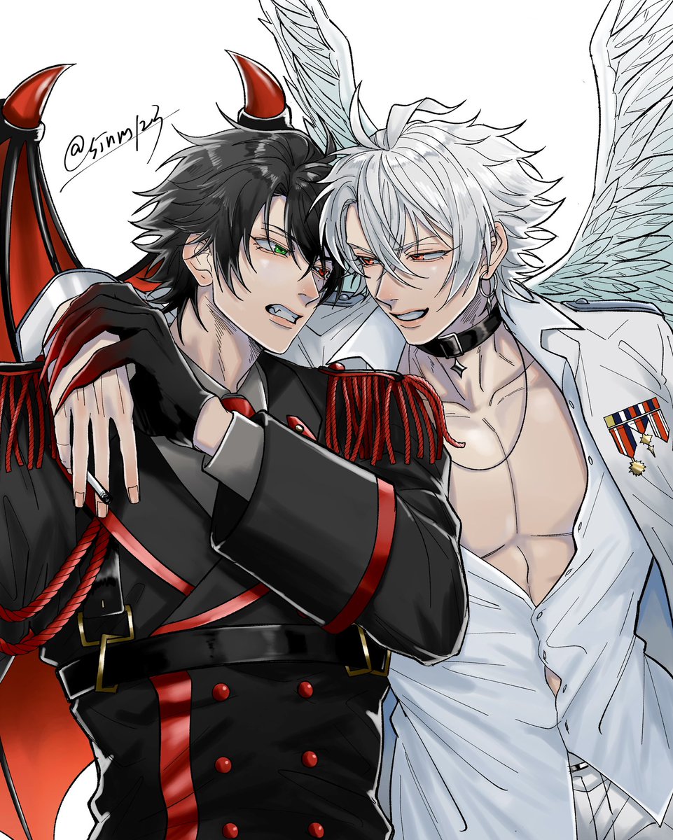 sinm__123's tweet photo. 👼😈サマイチありがとうだよ https://t.co/WbJqVB4b74