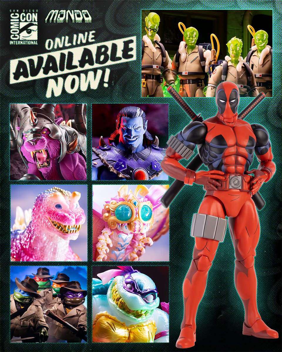 MondoNews's tweet photo. The wait is over.

Our San Diego Comic-Con online items are now available to order at https://t.co/hYt6gp95mU. (product and SDCC26 Collection links in bio.)

From the Depths to Your Shelf... happy hunting!

#SDCC #SanDiegoComicCon https://t.co/cWESOjOyla