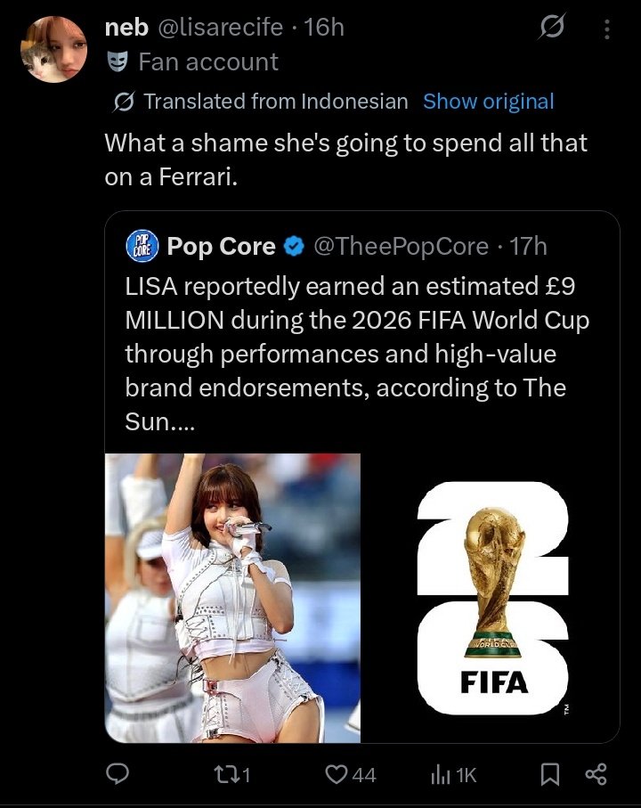 rize07addict's tweet photo. Your fave could've donated her performance fees too ain't nobody stopping her but let's be honest,, she's probably gonna buy a new car with it, yalls words not mine. https://t.co/46Dyv4QHRL
