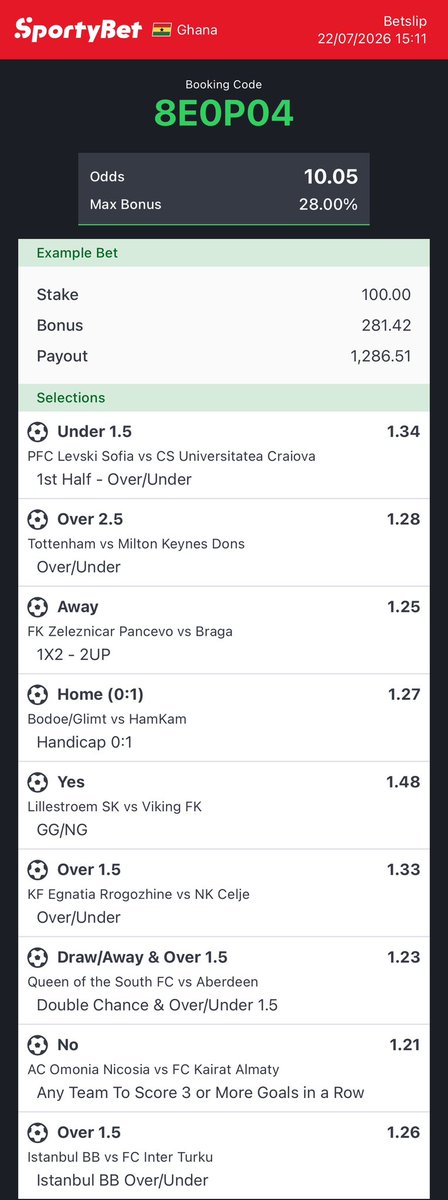 ClintonMorgan_'s tweet photo. Daily 10+ odds🍀

Code = 8E0P04 🔥🤏🏻 https://t.co/S1z5P9459R