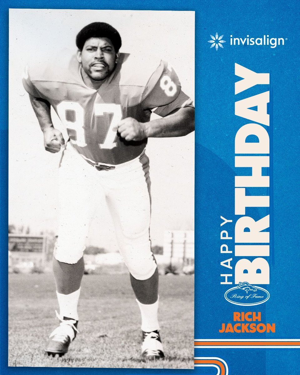 Broncos_Legacy's tweet photo. RT to help us wish former #BroncosROF DE Rich Jackson a happy birthday! 🎉 https://t.co/hn7zDwM765