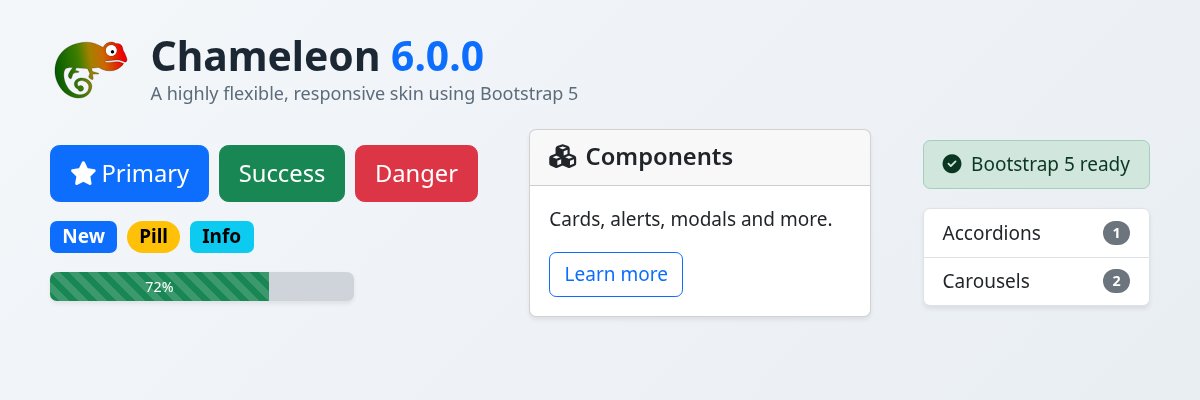 ProWikis's tweet photo. We've released Chameleon 6!

The highly flexible MediaWiki skin now builds on Bootstrap 5: all Bootstrap 5 classes and utilities work in your wikitext and templates, and many customizations are plain CSS edits instead of SCSS recompiles.

Links below 👇 https://t.co/LmW9RaooPj