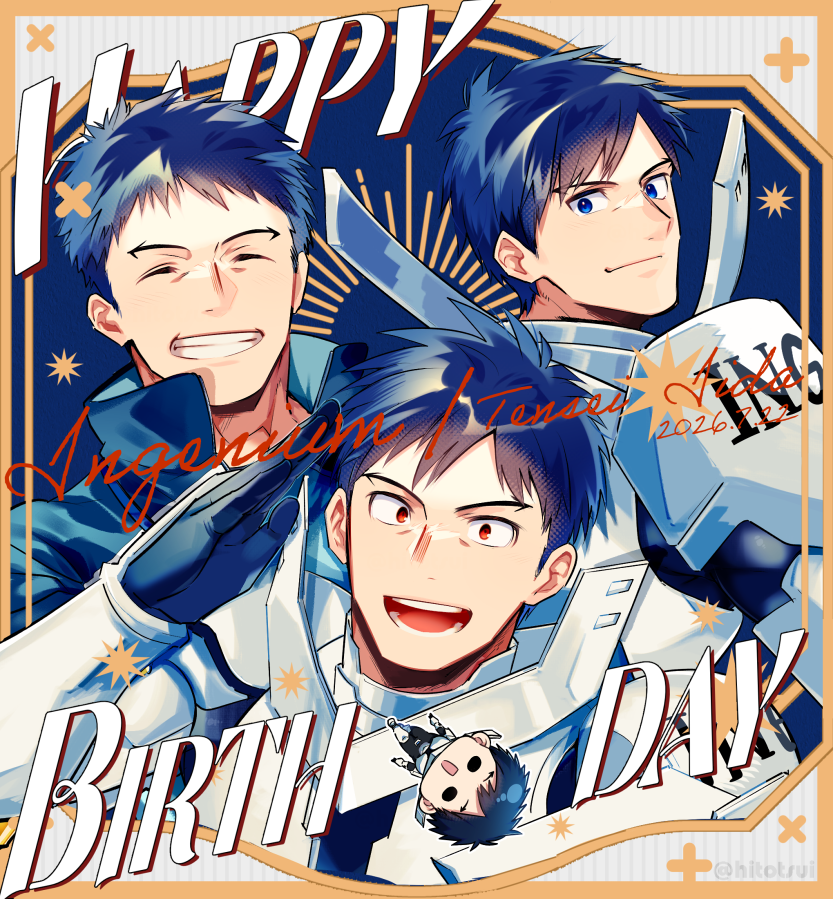 hitotsui's tweet photo. 天晴兄さんお誕生日おめでとうーーーーー！！！！㊗️🥳🎉🎂㊗️
これからも末永く兄弟二人で迷子を導くヒーローでいてください！
遅れちゃってごめんなさい！！！！🙇 https://t.co/sECWoZgui1