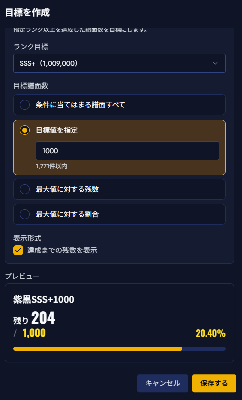QmanEnobikto's tweet photo. ・スコア更新差分
・カラーテーマ
・目標のさらなる細かい設定
・「ベスト枠ランキング」ツール https://t.co/KmhFUpnYdC