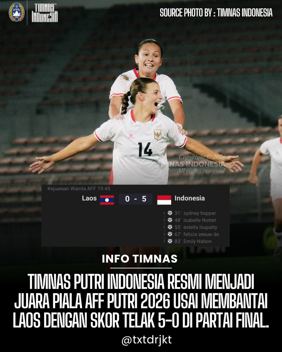 txtdrjkt's tweet photo. congrats garuda pertiwi, kalian kerenn bisa back to back 👏👏 https://t.co/ZKse4ZVEE2
