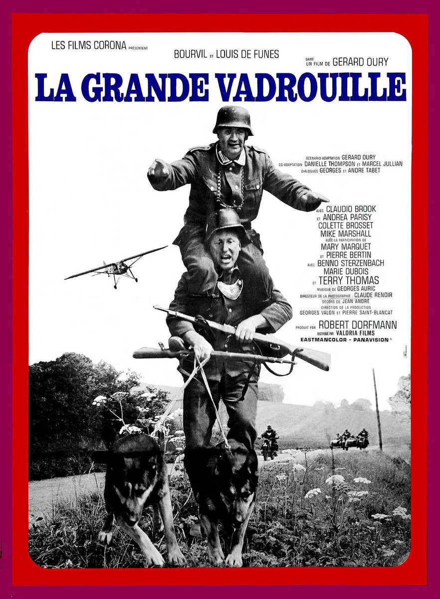 a_picture_plain's tweet photo. "La Grande Vadrouille"
French film poster
1966
#art
#artwork
#artmattersandthings
#artappreciation
#cinema
#movie
#poster
#movieposter
#posterwednesday
#gérardoury
#louisdefunès
#bourvil
#terrythomas https://t.co/iSVW9DgFbV