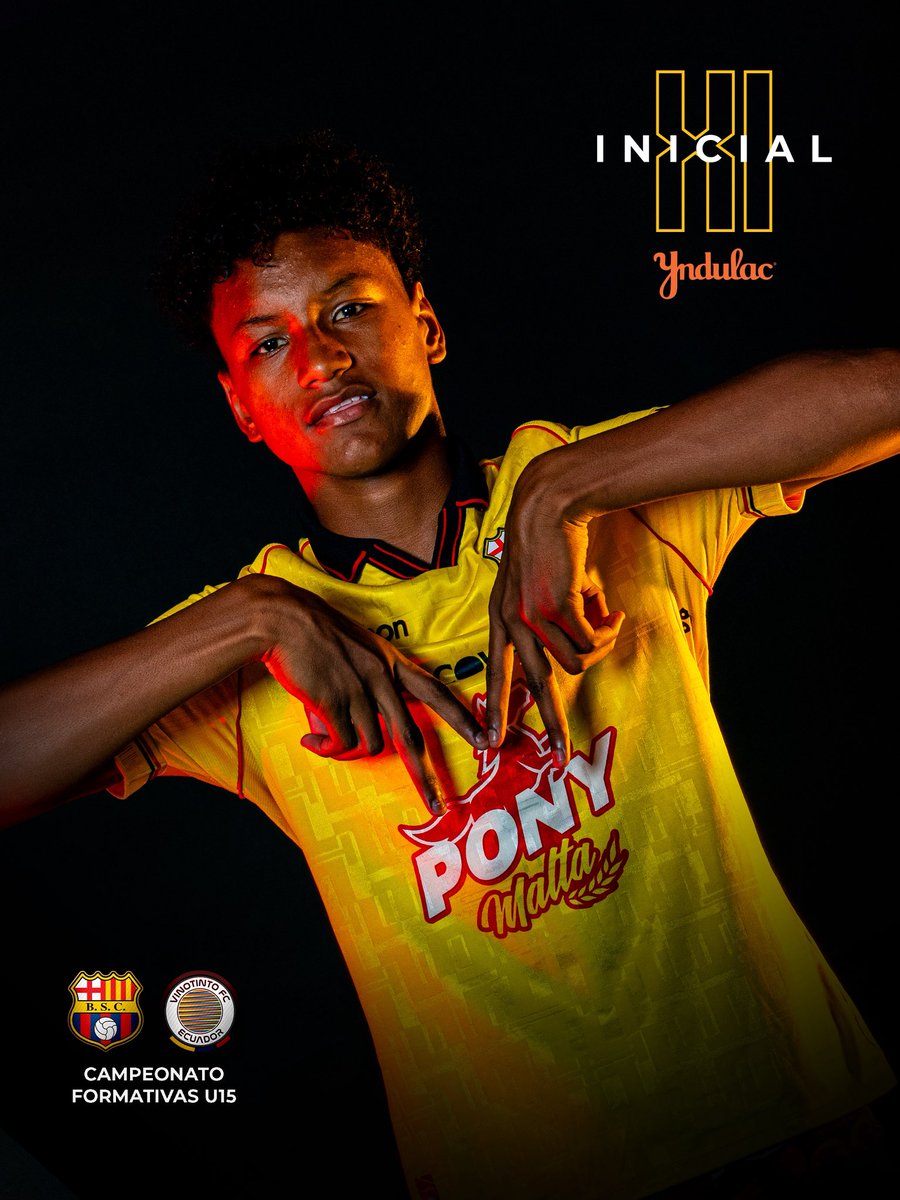 BSCEutimios's tweet photo. #U15 | XI Inicial para enfrentar a Vinotinto FC por la cuarta fecha del campeonato nacional. ✅⚽ Fase 2 

¡Vamos Eutimios!

#BarcelonaMiPasión https://t.co/SU64kYPBxd