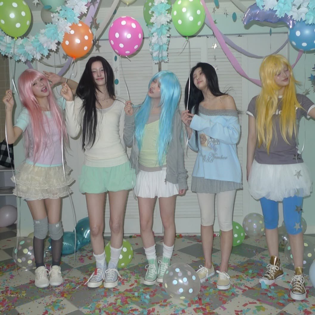 3HunnaMoka's tweet photo. I love my Kpop girlies and their silly little pastel wigs https://t.co/9fVkjhLrQt
