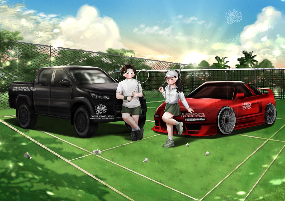 nikkazihaven's tweet photo. Niklas: Nag-aaya sila ng badminton tournament. Sali tayo sa doubles?

Happy 1st Anniversary, NikkAzi! 

artist: studioviii_ 
#OneYearWithNikkAzi #St1llNotOverTGOY https://t.co/46nnww0YBk