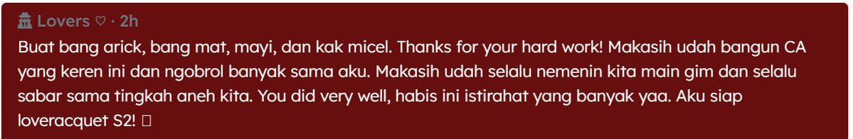 AmorMicel's tweet photo. Huhuhu ada lagi buat Amors dan Lovers semua yang ada disini. <3 https://t.co/g2navrP5if