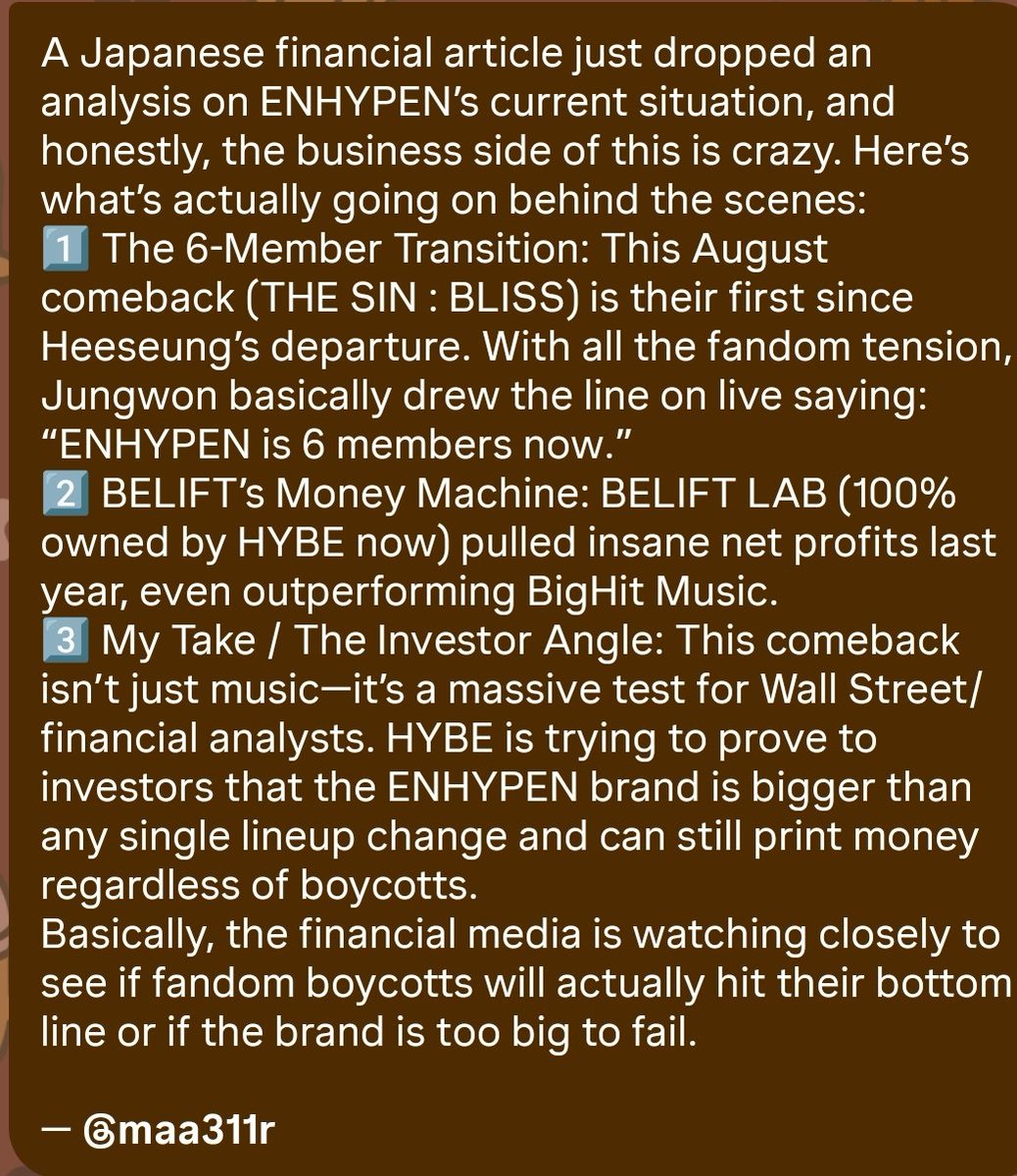 ot7realcore's tweet photo. I WAS RIGHT ABOUT BELIFT ALL ALONG
FOOLS OPEN UR EYES.
THIS IS DONE BY A JAPANESE FINANCIAL ARTICLE WHO DROPPED THIS ANALYSIS 
(PEOPLE KNOW KNOW BUSINESS AND MARKETING.) https://t.co/rZoBNQYh06