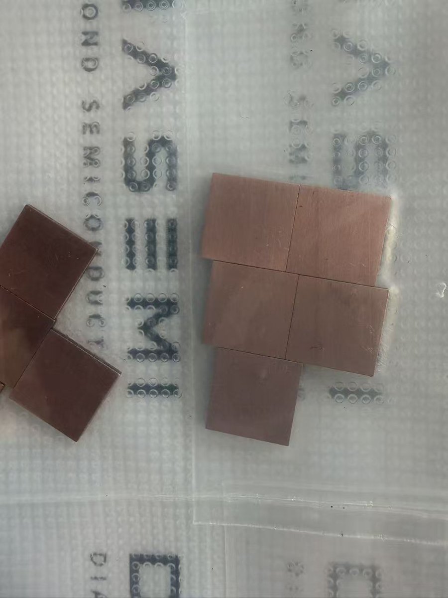 semixicon's tweet photo. Diamond and copper composite heatsink 
Diamond and copper composite heat spreader
hashtag#diamondcopper
hashtag#copperdiamond
hashtag#copperdiamondheatsink
hashtag#copperdiamondheatspeader
https://t.co/ACQkQ4tnsD https://t.co/5TDXRbpIOk