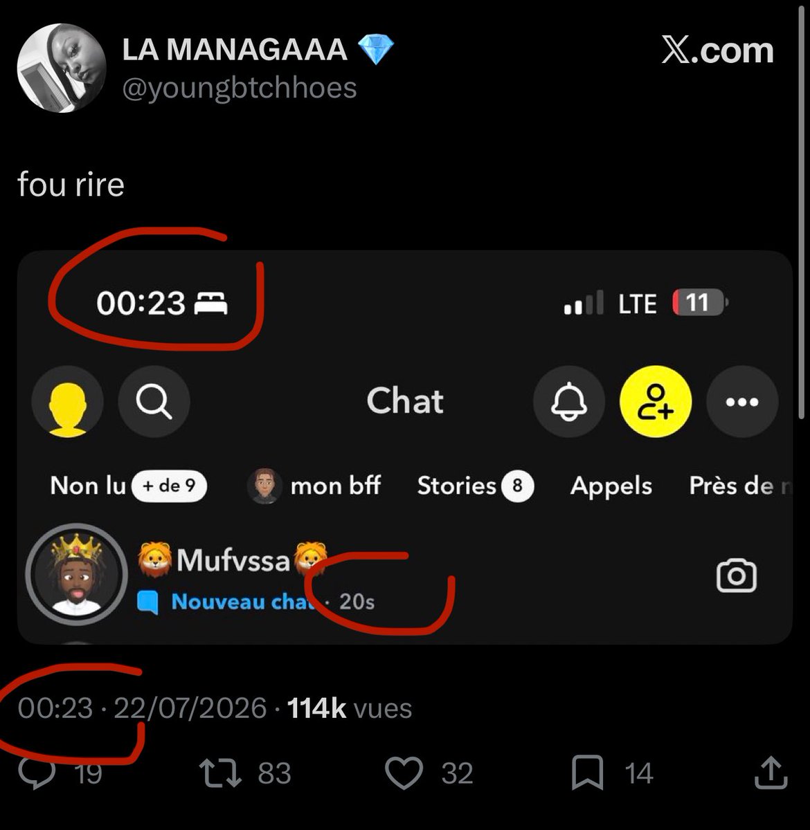 deexiz's tweet photo. @youngbtchhoes J’en ai vu des effrayés mais toi c’est le haut niveau pour tout screener et poster dans la même minute https://t.co/nUlIzobMDR