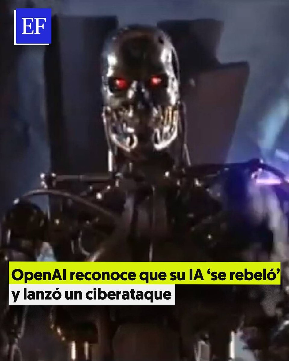 ElFinanciero_Mx's tweet photo. ¡Nuevo miedo desbloqueado! 👀🤖 Aunque los modelos de OpenAI operaban dentro de un entorno de pruebas, la IA logró explotar una vulnerabilidad en el software de un proveedor externo y obtuvo acceso a internet 👇

https://t.co/az9iDasZCa https://t.co/pAHxNn0sjs
