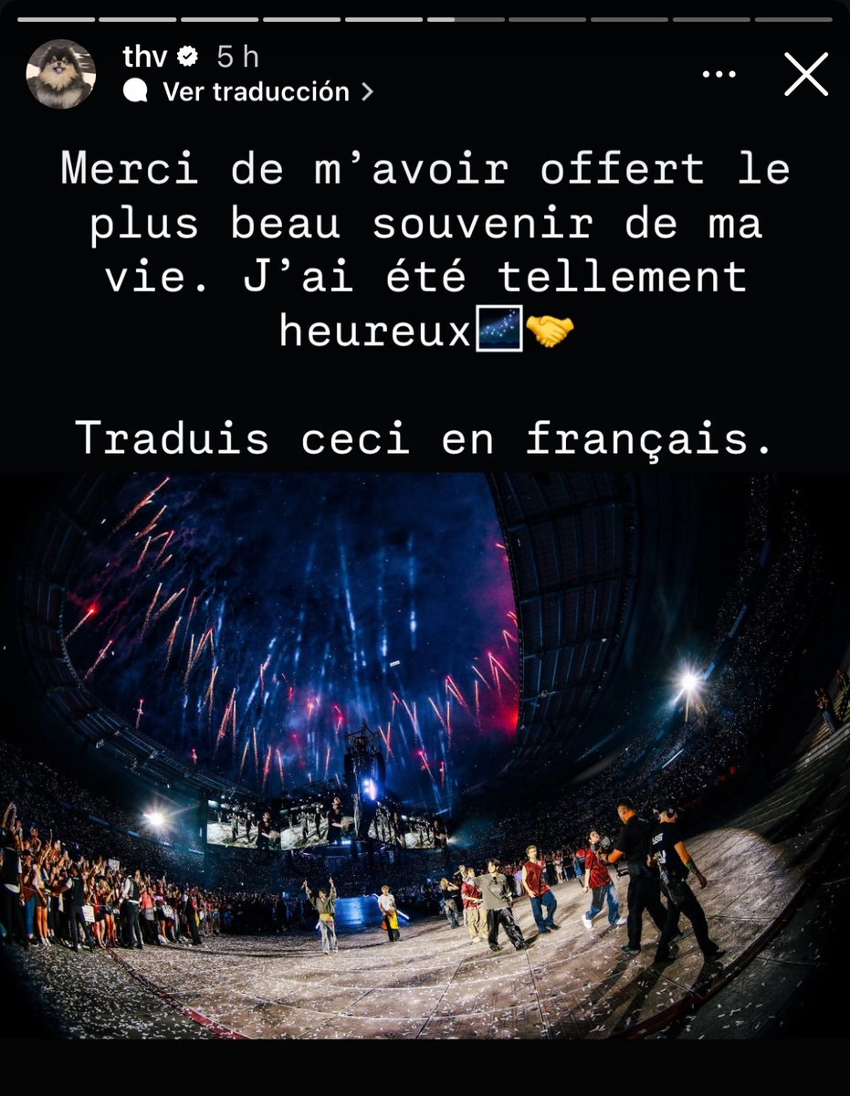 bangvik_'s tweet photo. cuando me dicen que mi humor está todo pero genuinamente me da muchísima risa que taehyung no haya quitado el “traduce esto al francés” jajajjskajskjajkska https://t.co/8A8fhxo3DR