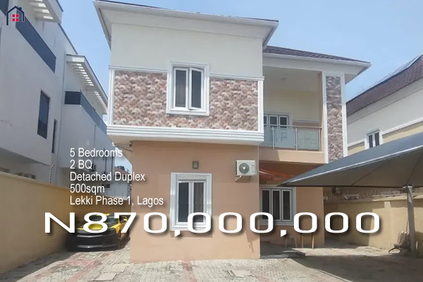gtproperty1's tweet photo. A 5 Bedroom Detached Duplex with 2 room BQ, fitted kitchen, en suite rooms, sitting on 500sqm land.
Price: N870m
Location: Lekki Phase 1, Lagos
For more info: https://t.co/TIj9UeZBqE
Chat me on WhatsApp: https://t.co/ETyiQICmW5 https://t.co/7fhtYkzTgJ