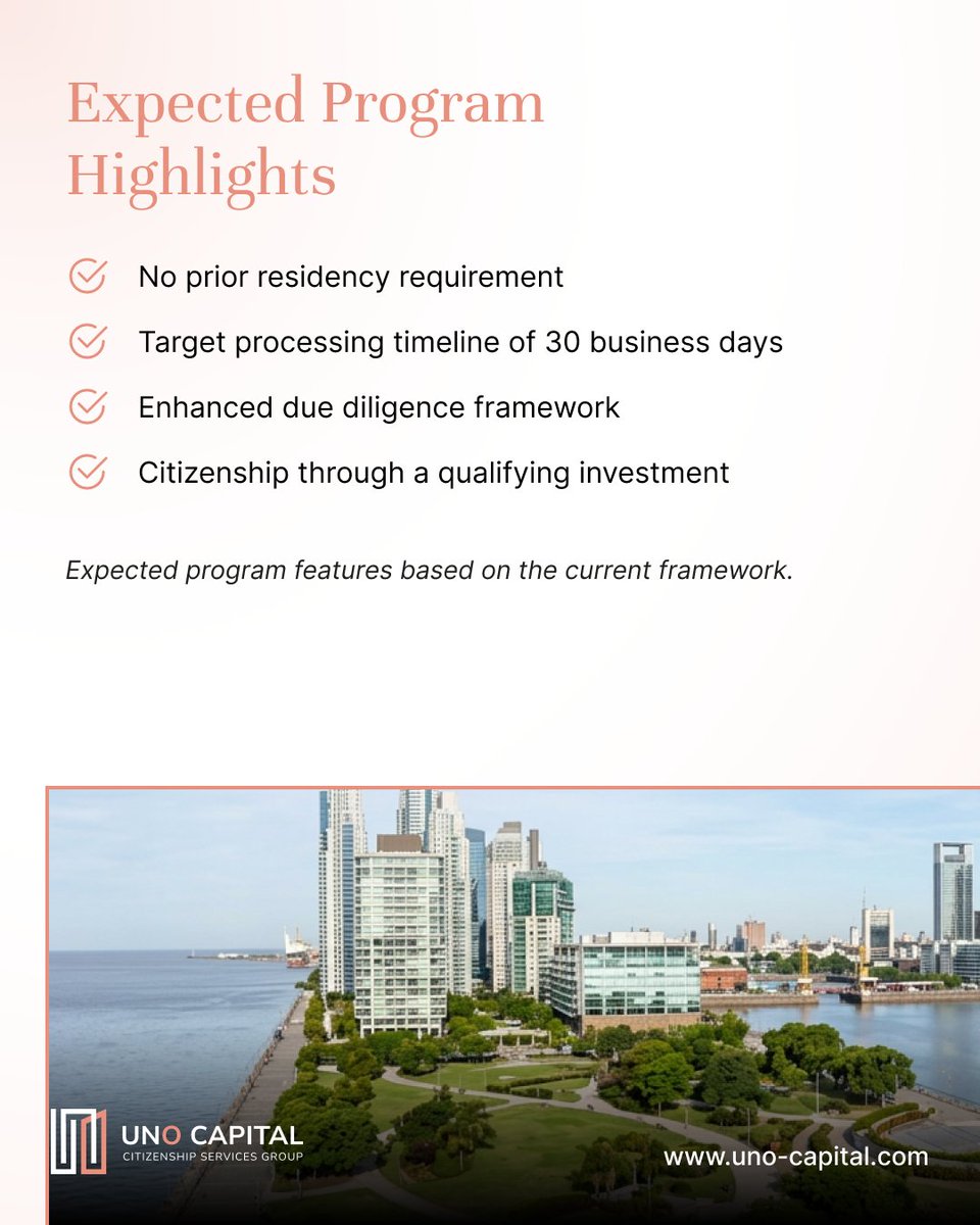 UNO_Capital's tweet photo. Argentina is set to reshape investment migration in South America. 

Register your interest today by contacting us at +971 50 895 6330 or emailing us at info@uno-capital.com. 
 
#Argentina #CitizenshipByInvestment #ResidencyByInvestment #LatinAmerica #UNOCapital https://t.co/8TA7ZBMVOT