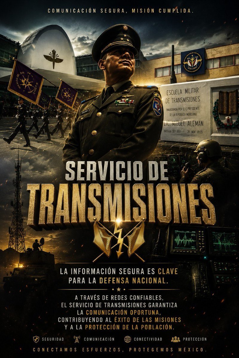 Alejand73667920's tweet photo. La coordinación comienza con una comunicación confiable. El Servicio de Transmisiones fortalece las operaciones militares mediante tecnología, preparación y compromiso con México. 📻🇲🇽

#Transmisiones #SEDENA #EjércitoMexicano https://t.co/4LYMhTAbPS