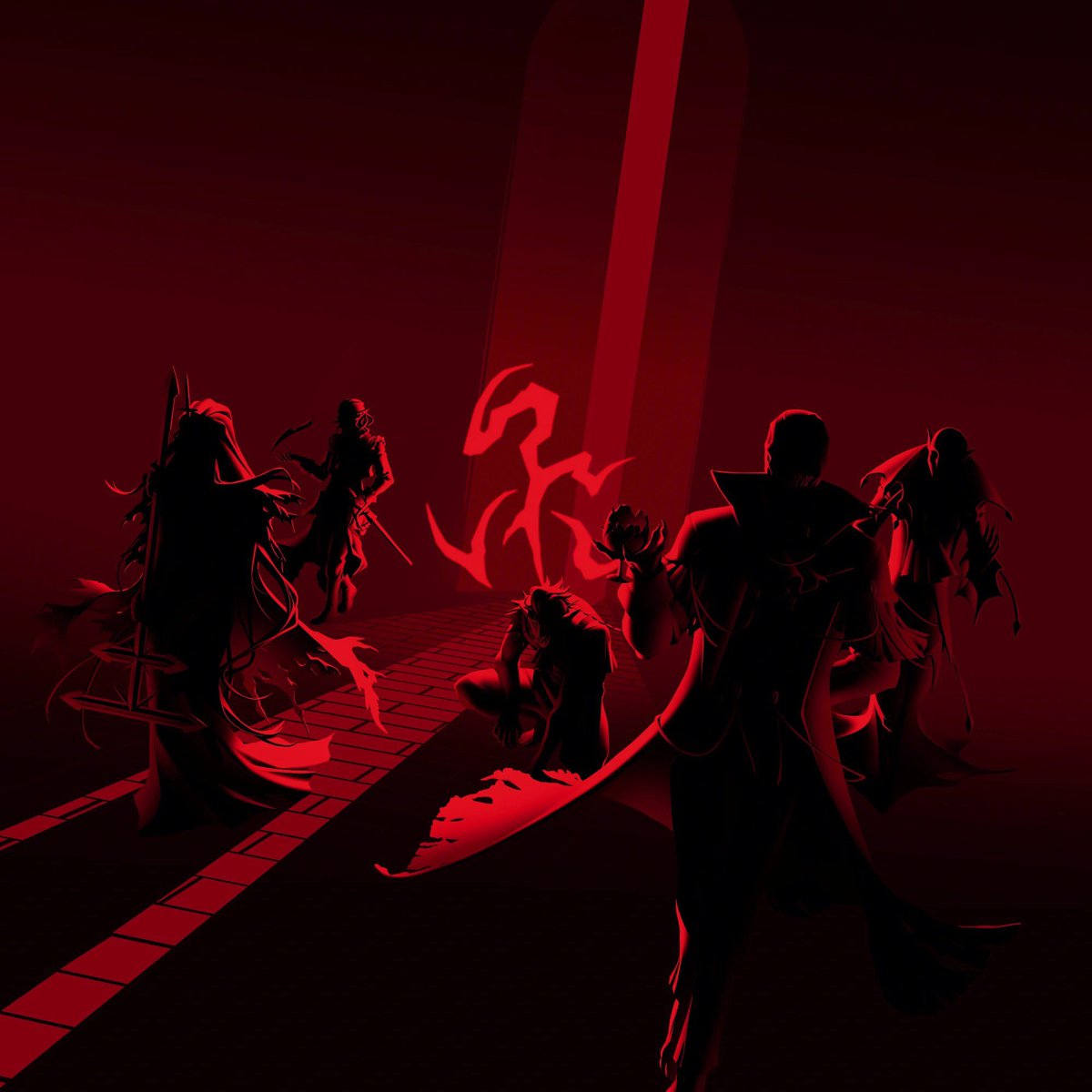 Misaeruz's tweet photo. Parando pra pensar é até um pouco engraçada a situação dos "Vampiros". Na verdade eles são só Monstruosos de Sangue, que do nada, resolveram fazer Ropleplay de Vampiro. Talvez pra dar mais medo, ou por ego, sla. Eles literalmente tão jogando um RPG dentro de um RPG https://t.co/cg62uChUyE