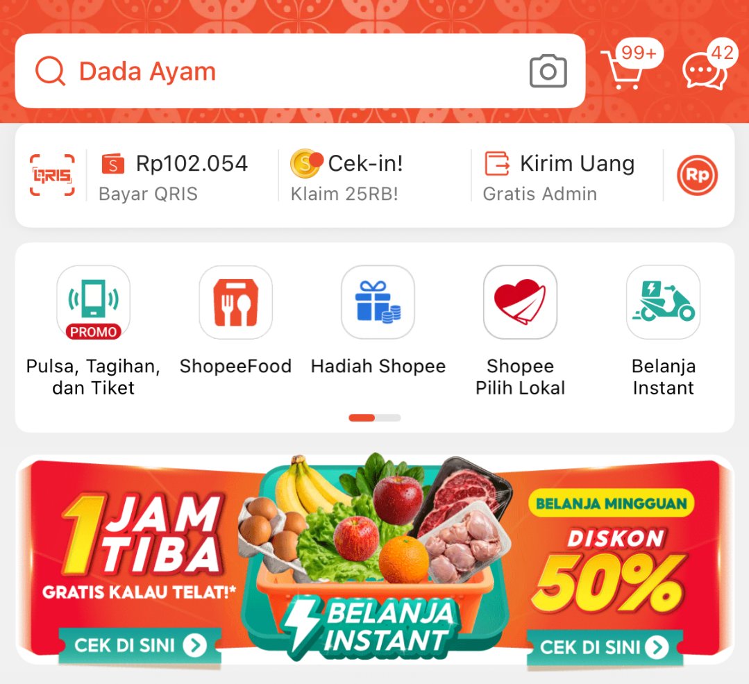 dyarawrh's tweet photo. pengen bikin tongseng daging tanpa ribet keluar rumah. langsung checkout daging sapi di shopee belanja instant 1 jam tiba. kirimnya cepat, kualitasnya masih segar, bonusnya ada diskon 50% dan gratis voucher kalau telat. #DagingTelurShopeeInstant1Jam https://t.co/DNeXG6UBcO