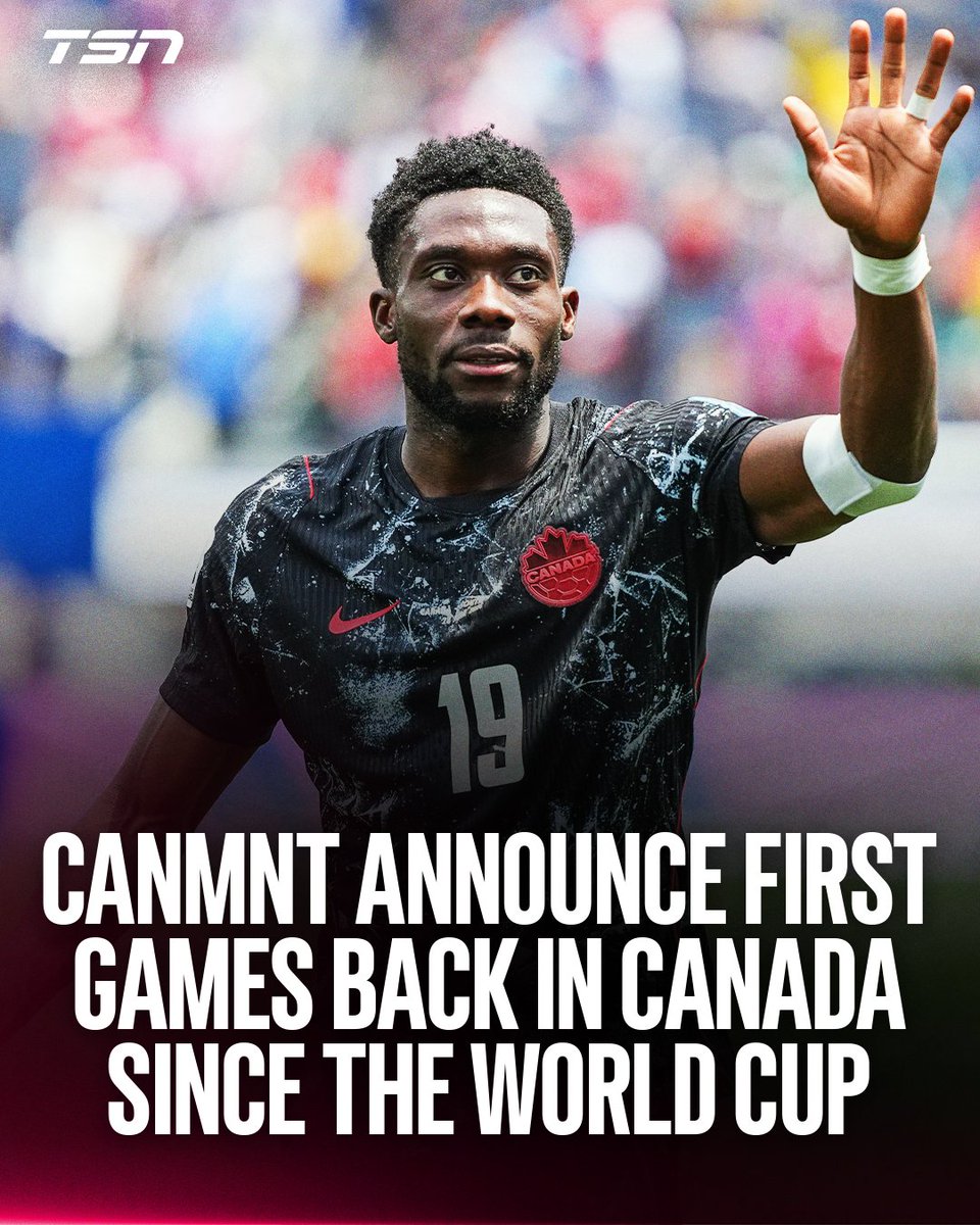 TSN_Sports's tweet photo. Canada Soccer has announced 'The Homecoming,' the #CANMNT's first games back in Canada following the #FIFAWorldCup 👀🇨🇦

Canada will play two matches in the September-October 2026 FIFA window: vs. Chile in Toronto, and vs. Peru in Montreal. https://t.co/z2O8JLWjsm