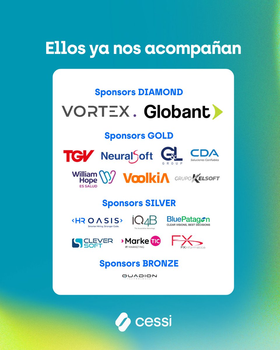 CessiArgenTIna's tweet photo. La tecnología evoluciona con las personas.

En #TalentSummIT podés participar de conversaciones sobre liderazgo, cultura y el futuro del talento en la industria IT.

Y con tu entrada también accedés a #IADay y a los #PremiosSadosky.

📅 14 de octubre | 📍CEC Buenos Aires https://t.co/v89Gc9pC93
