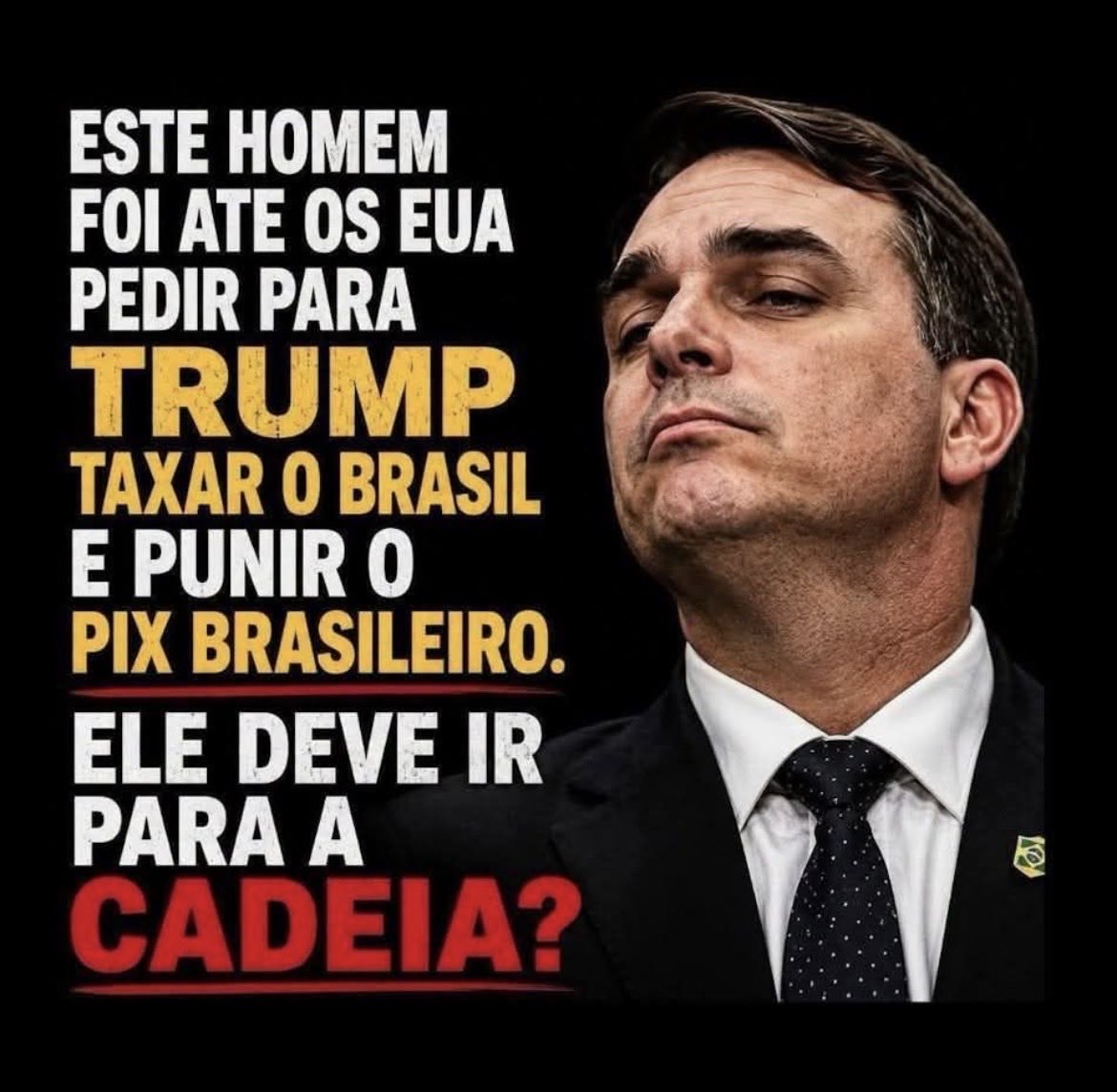 Percilia20's tweet photo. @FlavioBolsonaro Olha de quem é a culpa 
#FlavioBolsoMaster https://t.co/f5QYnwICGf