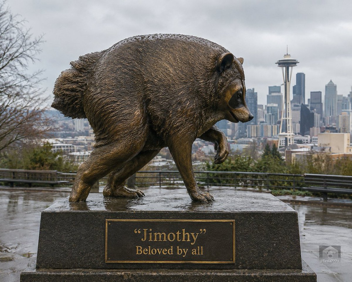 Tesla7771's tweet photo. Jimothy will get his own statue in Seattle 😁 https://t.co/qDEhBpX39v