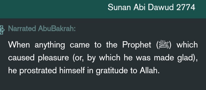 tranquilsoull_'s tweet photo. make it a habit that whenever something makes you happy (even if its something very small) perform a prostration of gratitude to thank Allah swt🤍

Allah swt says in the Quran: 

لَئِن شَكَرْتُمْ لَأَزِيدَنَّكُمْ
"If you are grateful, I will surely increase you [in favor]."  14:7 https://t.co/ElWDrNF93E