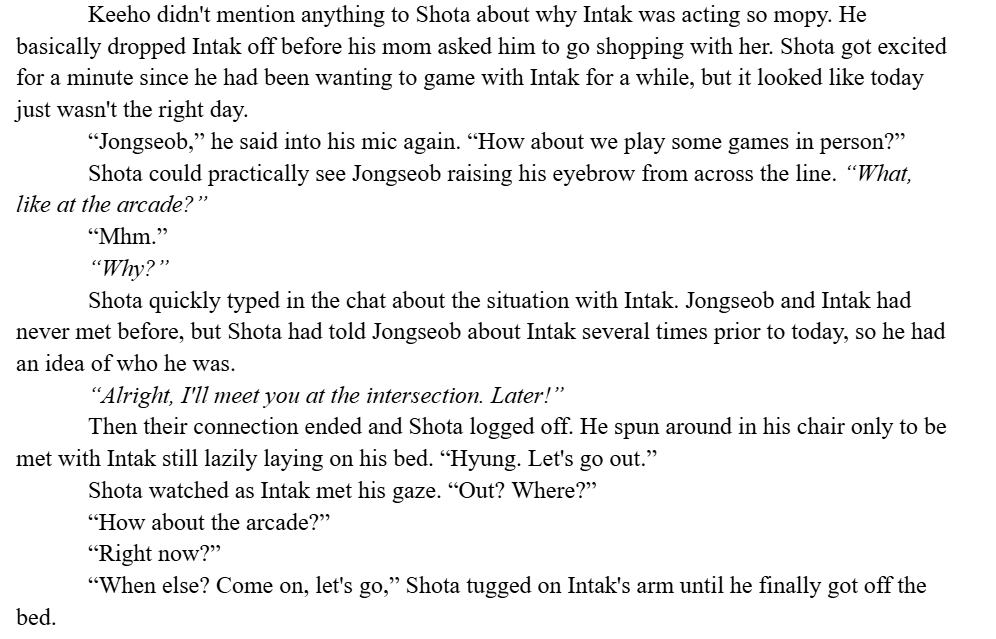 stirfrybroccoli's tweet photo. wip wednesday w/ a rly old snippet from a jitak fic that prob won't be posted until next year lol. gonna change it a bit, but I still kinda like it. shotak sillies https://t.co/y1yJxqGXdq