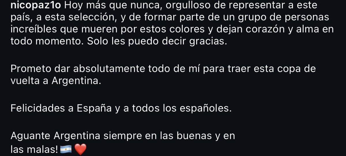 tendousmile's tweet photo. lloralo gordito, nico paz es nuestro https://t.co/7NaQjlQgVi