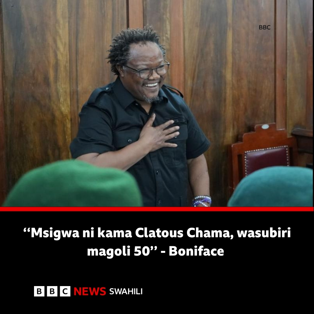 bbcswahili's tweet photo. Lissu na Msigwa wakutana Mahakama Kuu huku kesi ya kikatiba ikiahirishwa 
https://t.co/bDUsF0hSmx https://t.co/hCmxg9Dm8s