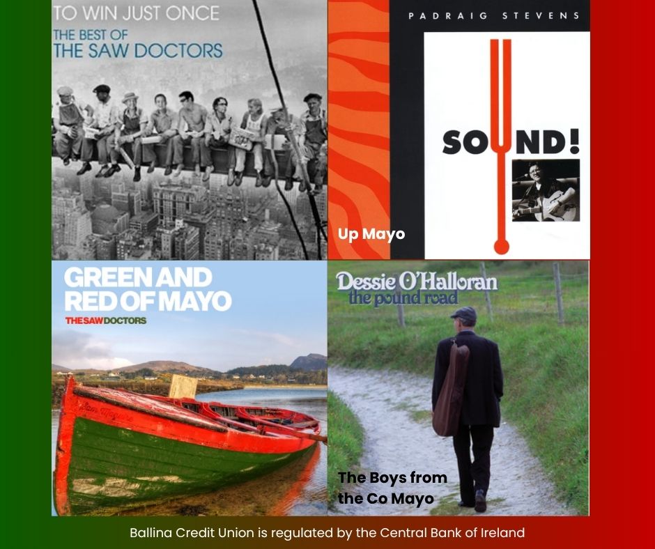 CUBallina's tweet photo. As we count down to Sunday's throw-in, we're asking our members to settle an important debate once and for all for us... what's the best Mayo supporters' songs? ❤️💚❤️💚❤️💚 https://t.co/K7yoy2OeRI