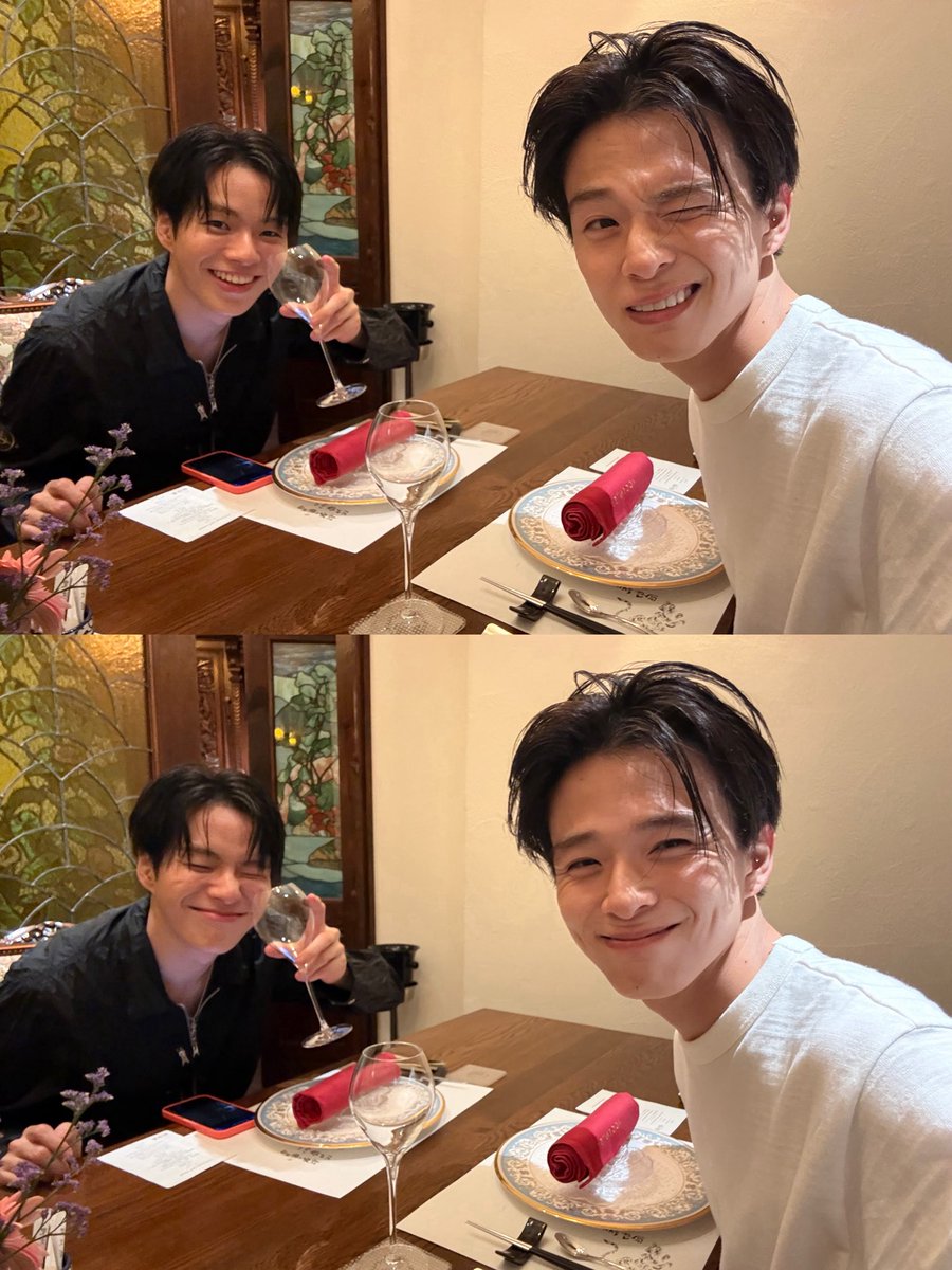 rubymmayy's tweet photo. จบ ซาฮิบอกใน DM ว่าไปฉลองวันเกิดเล็กๆน้อยๆกับแจฮยอก 🫪🫪🫪♥️♥️♥️ https://t.co/XYPTO1kG8o