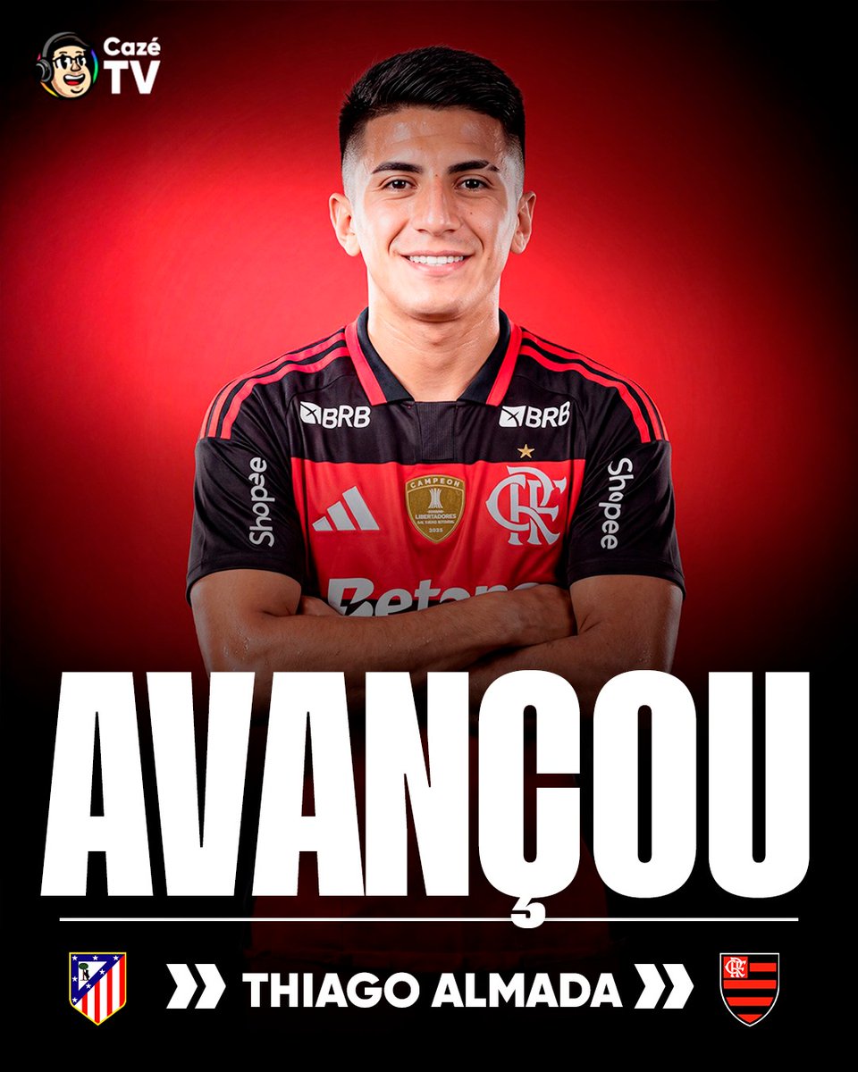 CazeTVOficial's tweet photo. Segundo jornalistas argentinos Fernando Padrón e Sebastián Srur, que cobrem o River Plate, Thiago Almada tem negociações avançadas com o Flamengo e não deve ir pro clube argentino. Será que vem aí, Nação? 👀🤔 https://t.co/eepDvVvgzN