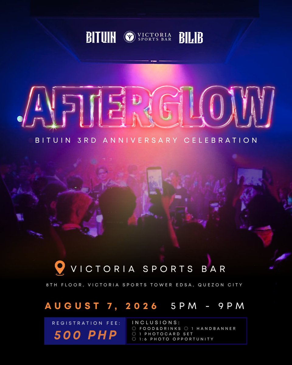bituinofc_bilib's tweet photo. For almost three years, BITUIN has been the light behind BILIB's every milestone, every stage, and every dream.

Now it's time to celebrate US. 🧡

Join us at AFTERGLOW: BITUIN 3rd Anniversary Celebration and let's make another unforgettable memory together. https://t.co/v3P1s5uHbu