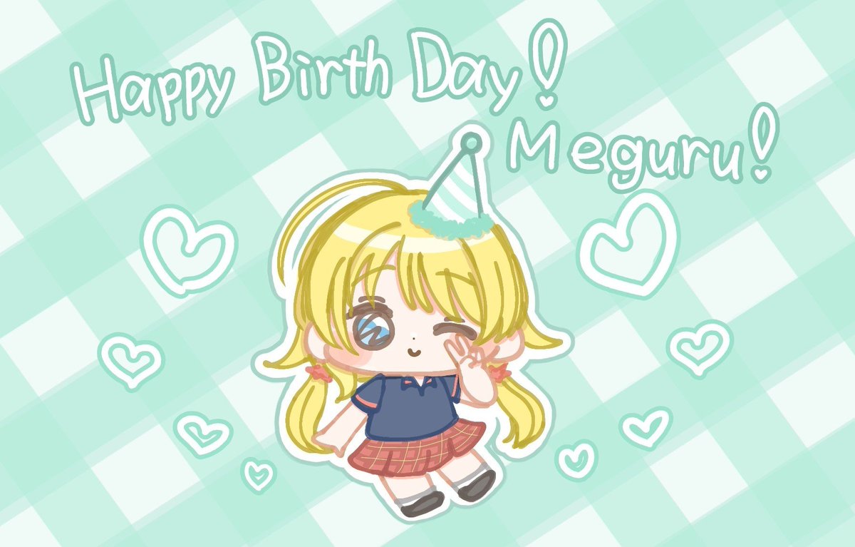 mgmg877's tweet photo. お誕生日おめでと～～！！
#八宮めぐる生誕祭2026 https://t.co/zKFvQXy5wj