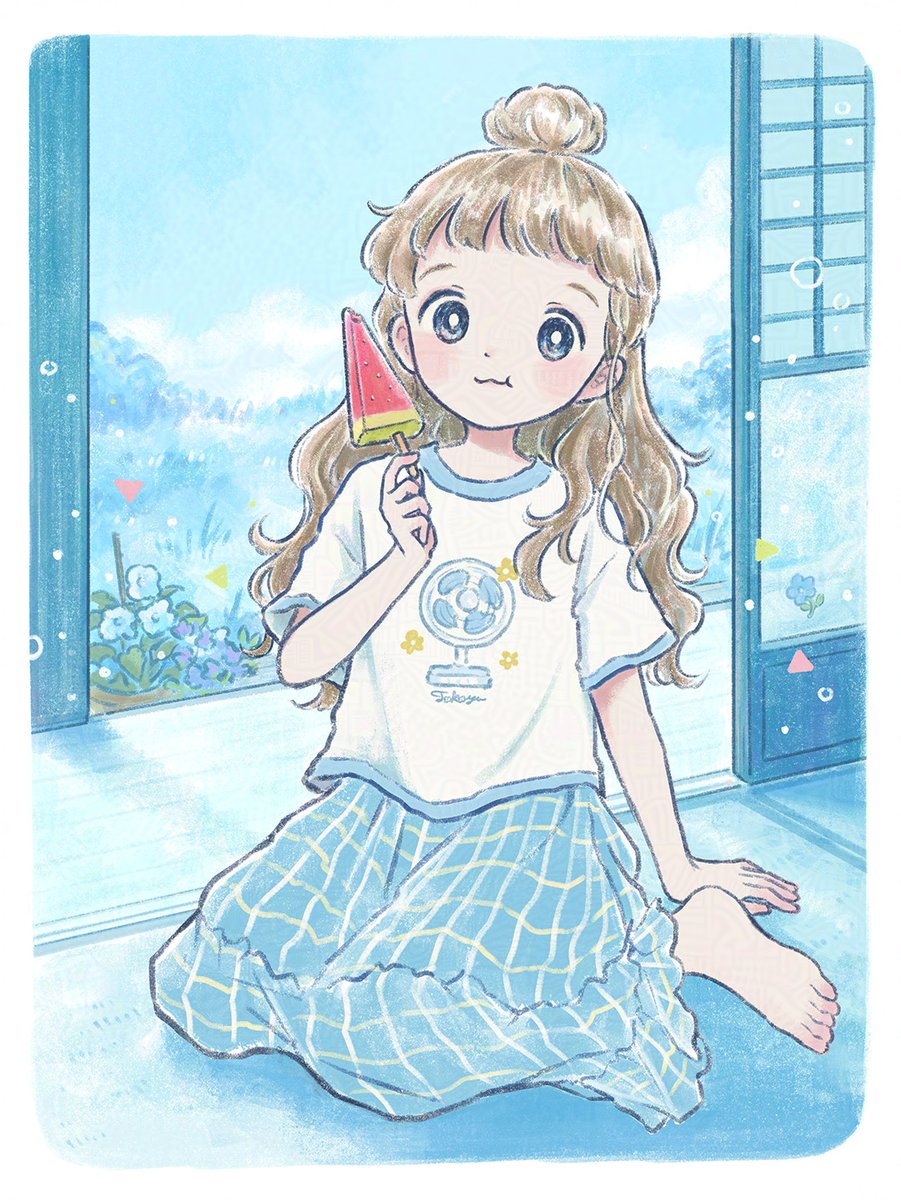 tokoyu's tweet photo. 夏が満ちる、溶けゆく時間🎐 https://t.co/xcVUoBSQCD
