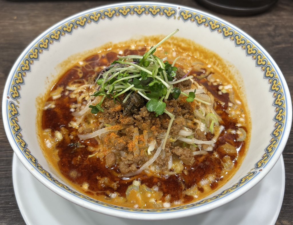 Takemasa0426's tweet photo. 雲林坊　北千住店
冷たい麻辣担々麺 https://t.co/TLWIBzClQa