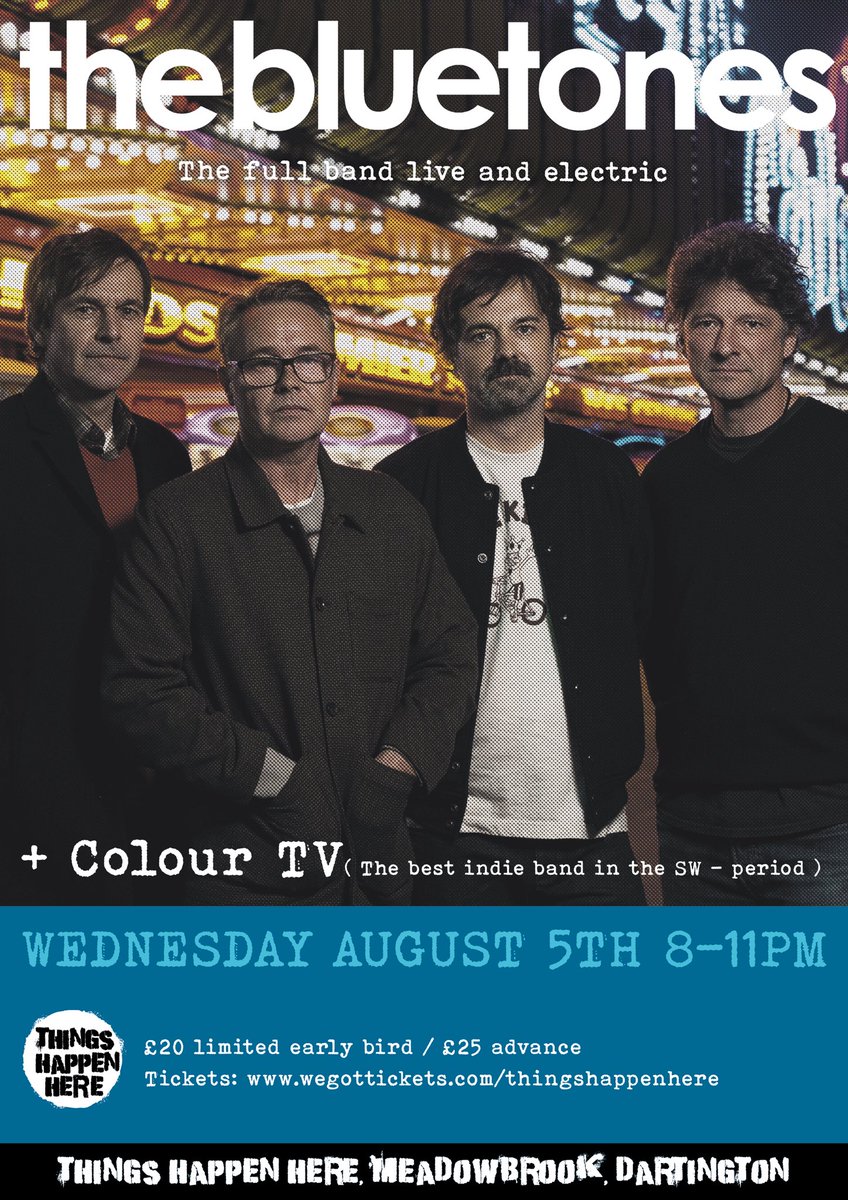TheBluetones's tweet photo. Two weeks to go until our show at Things Happen Here in Dartington. 
Tickets available here: 

https://t.co/OBBlpnlnxD https://t.co/CYWxE8Iz0e