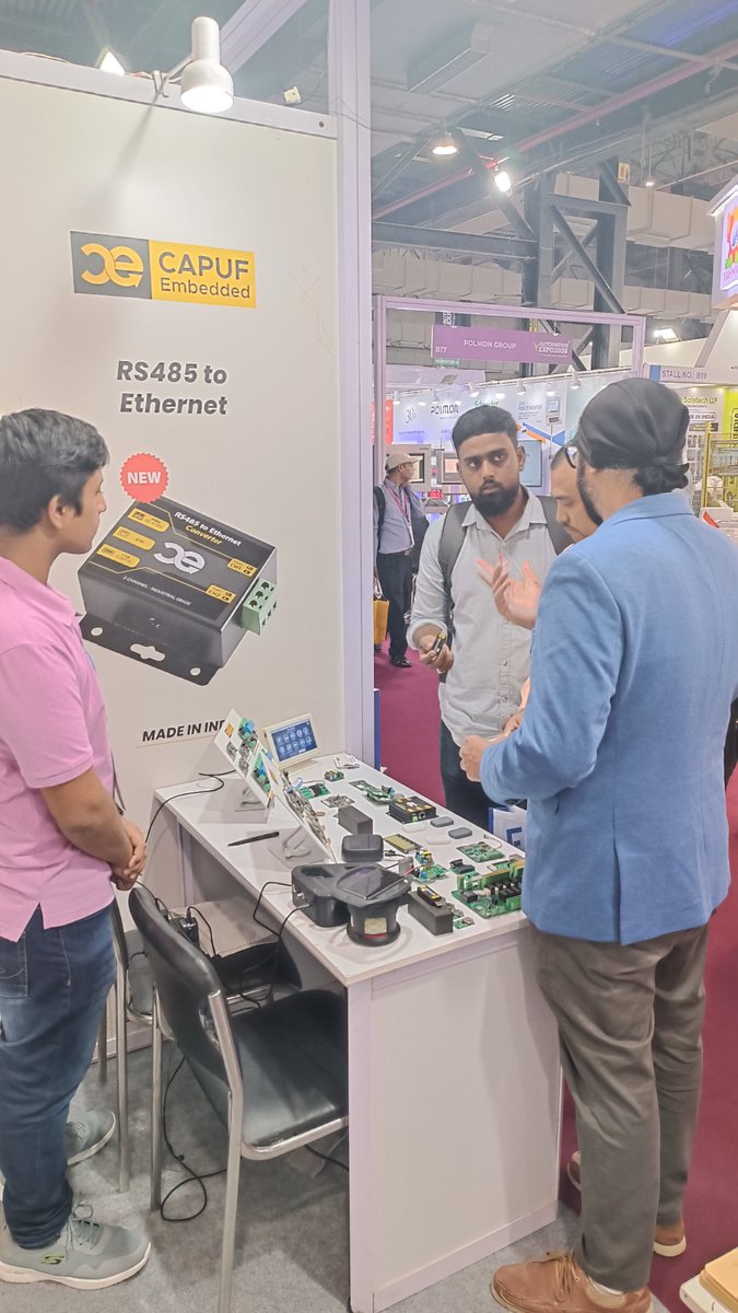 aggarwal_pallav's tweet photo. We are exhibiting at the Automation Expo 2026 at Mumbai from July 22-26.
If you are around, do visit us in Hall 3, A20.
#CAPUF #Automation #EmbeddedSystems #PCBDesign #PCBTestingJigs #EmbeddedSoftware #MakeInIndia https://t.co/BaY1kf6LmG