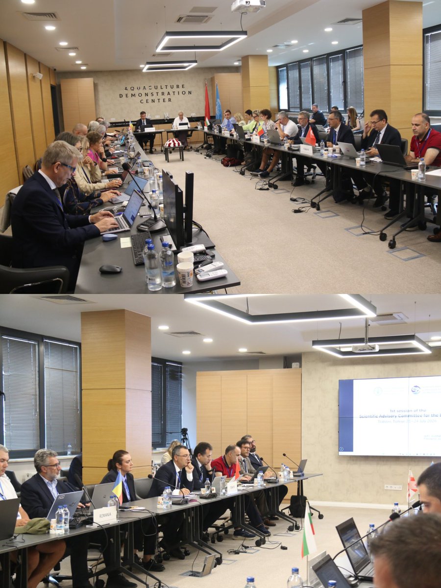 bsgmtr's tweet photo. 🇹🇷 FAO Akdeniz Genel Balıkçılık Komisyonu (GFCM) bünyesinde yeni oluşturulan Karadeniz Bilimsel Danışma Komitesi (ACBS) ilk toplantısı, Genel Müdürümüz Sayın @turgayturkyilmz ’ın katılımıyla Trabzon’da, Su Ürünleri Merkez Araştırma Enstitümüz (SUMAE) ev sahipliğinde başladı.

🗓️Türkiye’nin girişimleriyle 2011 yılında kurulan Karadeniz Çalışma Grubu’nun, bugün daimi bir bilimsel danışma organına dönüşmesi ve ilk toplantının başkanlığını ülkemizin üstlenmesi, Karadeniz’de sürdürülebilir balıkçılık yönetimi ve bölgesel iş birliği adına tarihi bir adımdır.

🔬Bilimsel bilgiye dayalı, sürdürülebilir ve ortak yönetim anlayışının güçlendirilmesine liderlik etmeye; Karadeniz’in geleceği için uluslararası iş birliğini kararlılıkla desteklemeye devam ediyoruz. 

@TCTarim 
@UN_FAO_GFCM 
@mbernal_GFCM